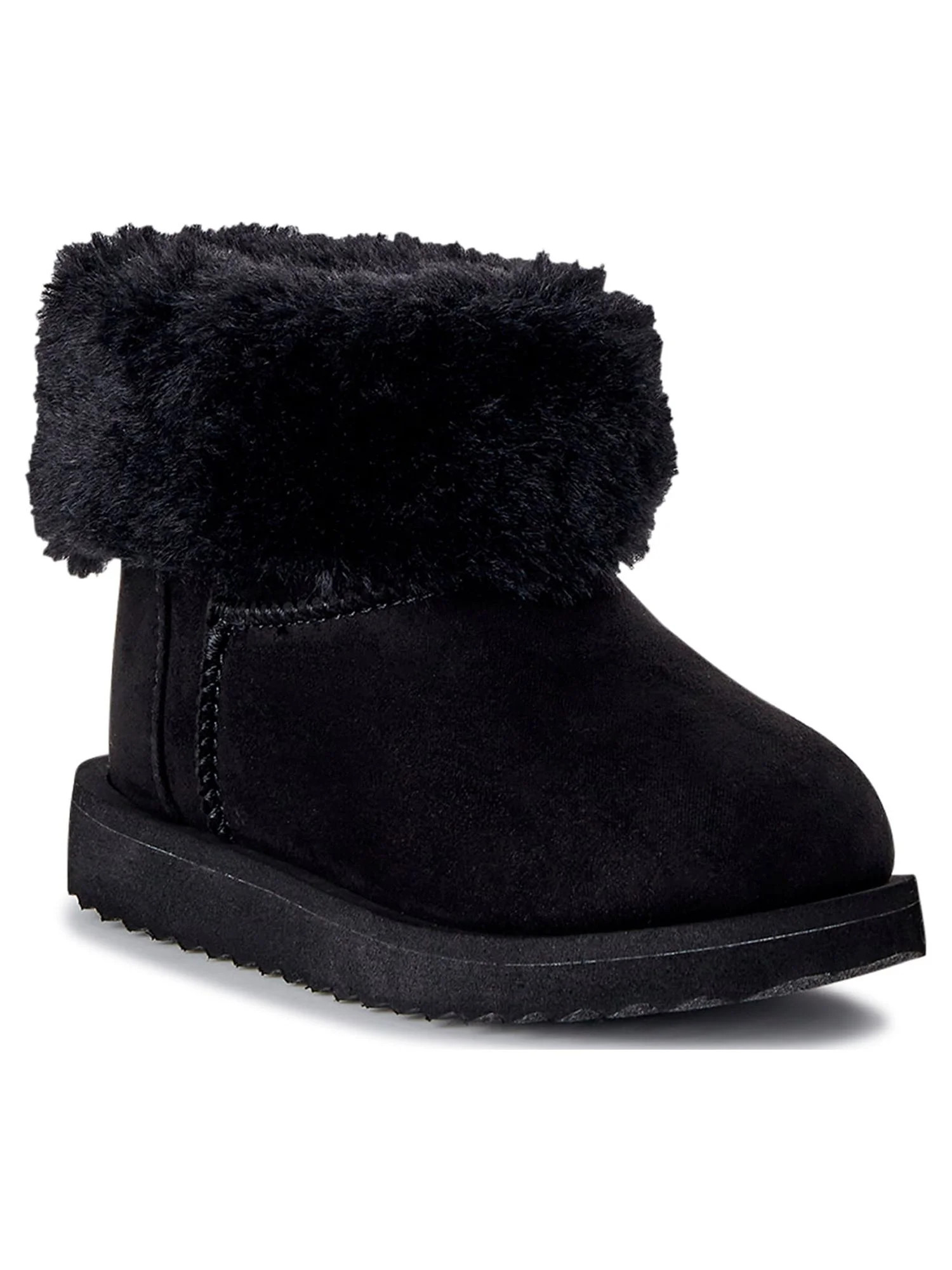 Wonder Nation Toddler Girls Faux Shearling Boots, Sizes 7-12 | Walmart (US)