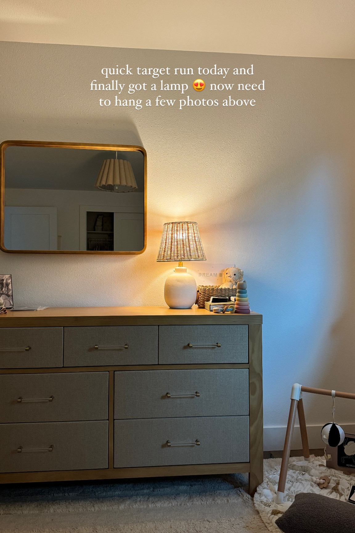 Nursery almost complete 😍 love this lamp I added today

#LTKKids #LTKHome #LTKBaby