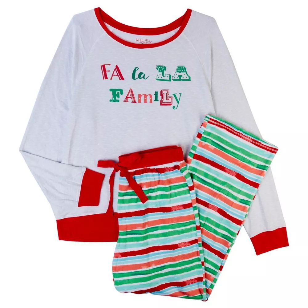Womens 2-pc Fa La La Family Pajama Set | Bealls