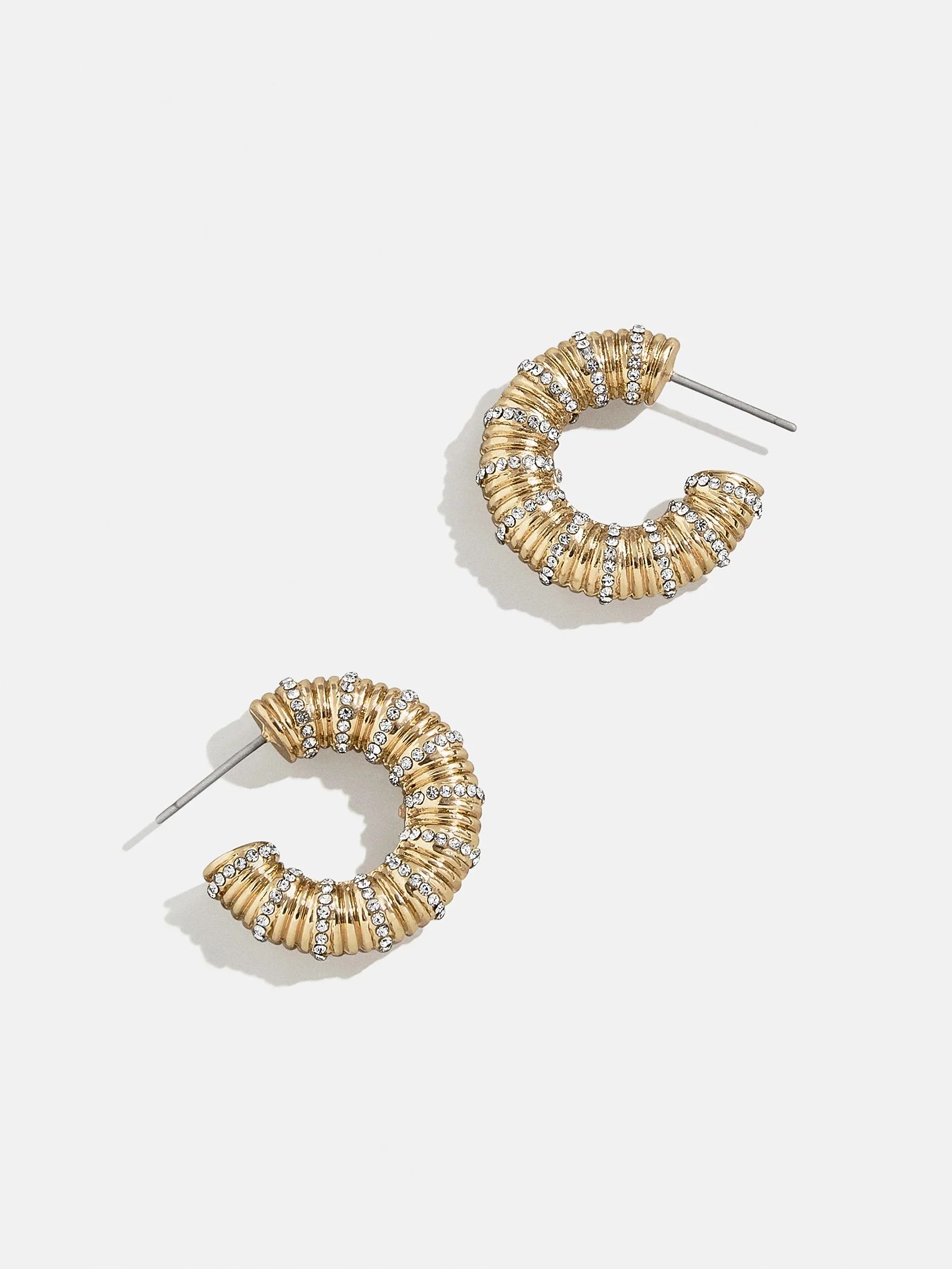 Olympia Earrings - Clear/Gold | BaubleBar (US)