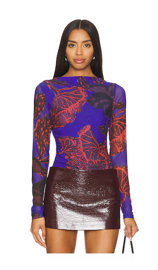 Cleobella Remy Top in Purple. - size S | Revolve Clothing (Global)