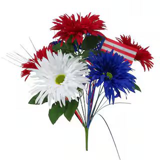 Red, White & Blue Daisy & Flag Bush by Ashland®Item # 10739002(2)5 Out Of 52 Ratings5 Star24 St... | Michaels Stores