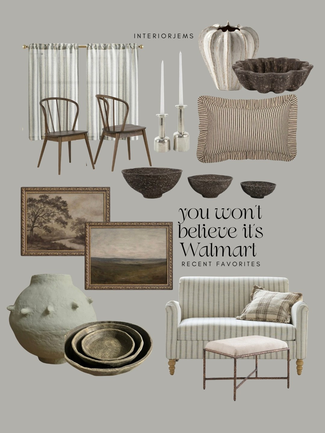 I can’t believe this is Walmart, home decor and furniture, ruffled, throw pillow, solid, wood, dining chairs, modern dining chairs, small sofa, large, papier-mâché bowls, papier-mâché, planter, framed art, art, prints, set of papier-mâché bowls, ottoman, look for less furniture and decor from Walmart

#LTKHome #LTKSaleAlert #LTKFindsUnder50