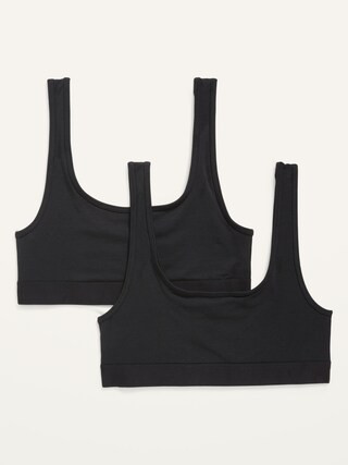 Supima® Cotton-Blend Bralette Top 2-Pack for Women | Old Navy (US)