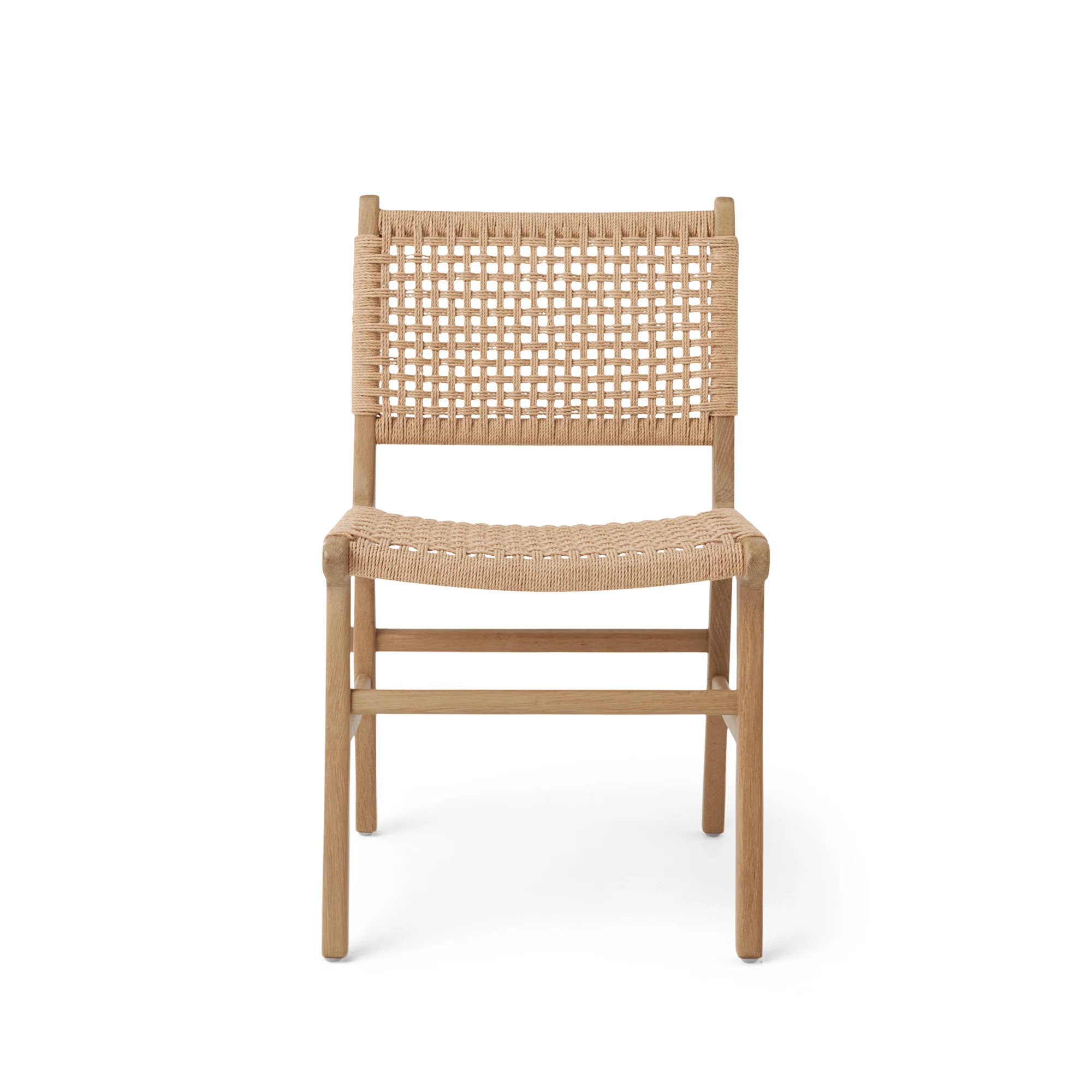 Dining #1 - Dining Chair in Oak with Woven Paper Cord Seat | Hati Home
