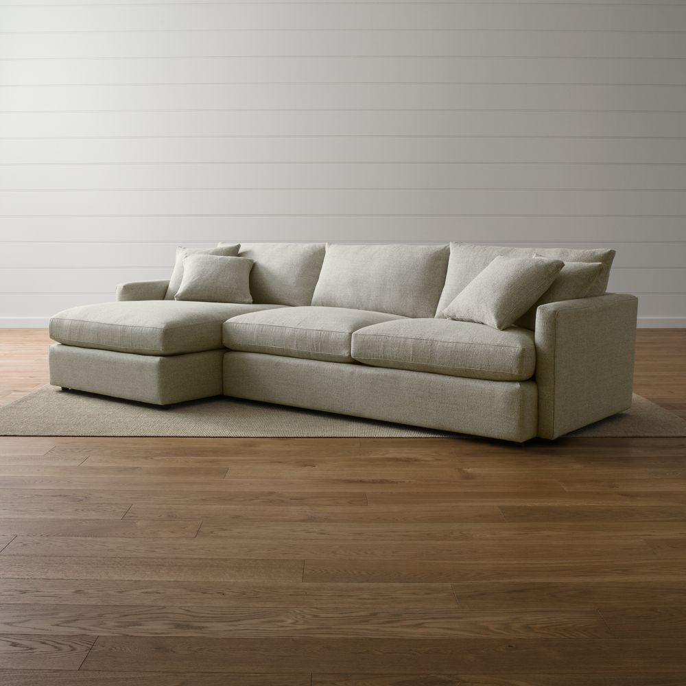 Lounge II 2-Piece Sectional Sofa | Crate & Barrel