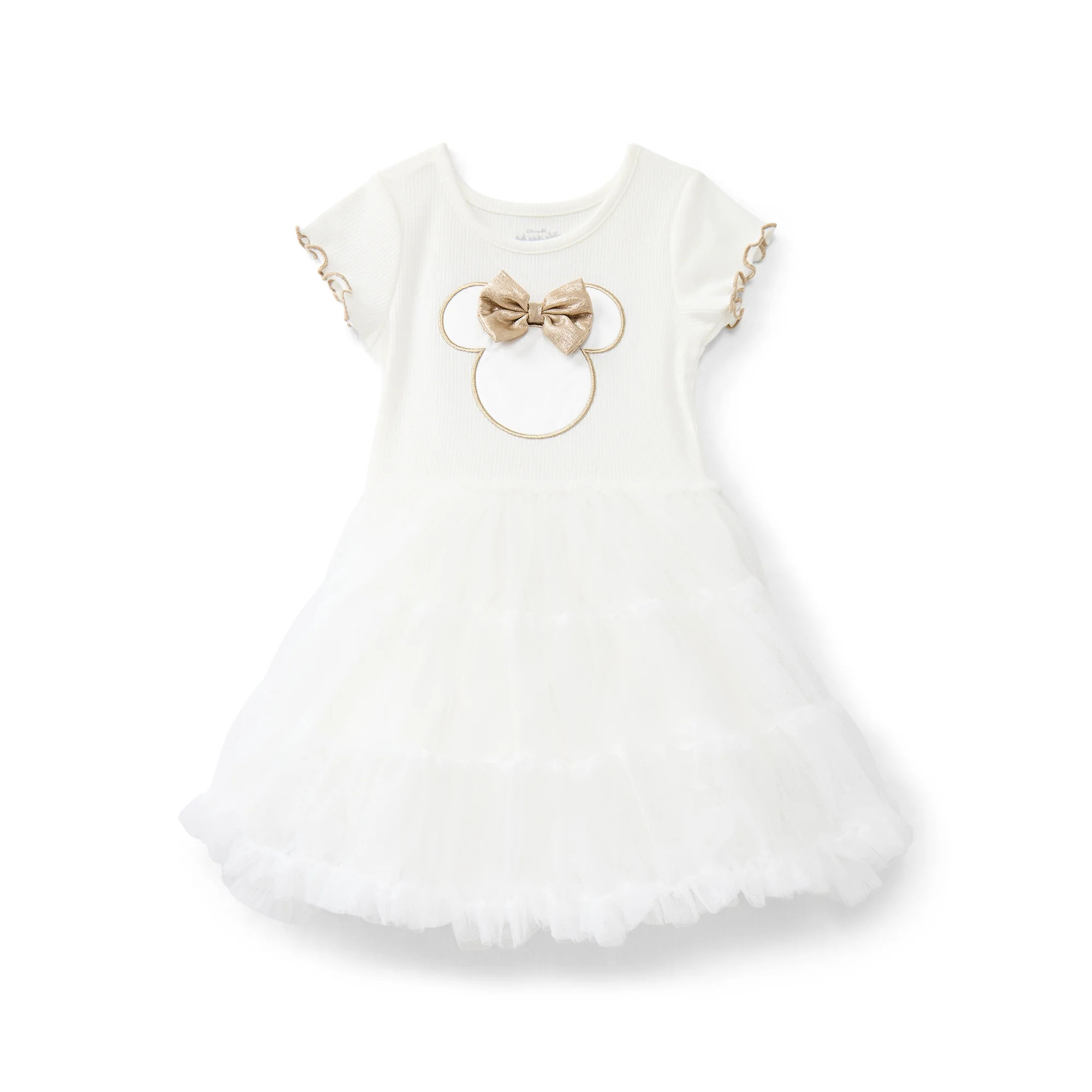 Minnie Mouse Toddler Girls' Bow Tutu Dress with Short Sleeves, Sizes 12M-5T - Walmart.com | Walmart (US)