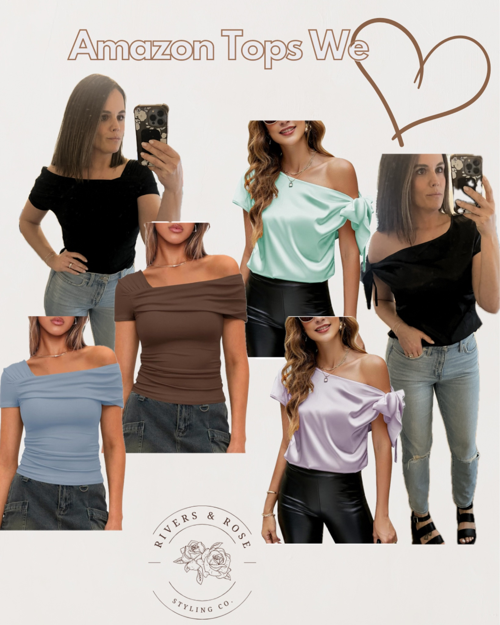 Amazon tops we 🖤 and colors for almost every season! 🌈

#LTKfindsunder50 #LTKSeasonal