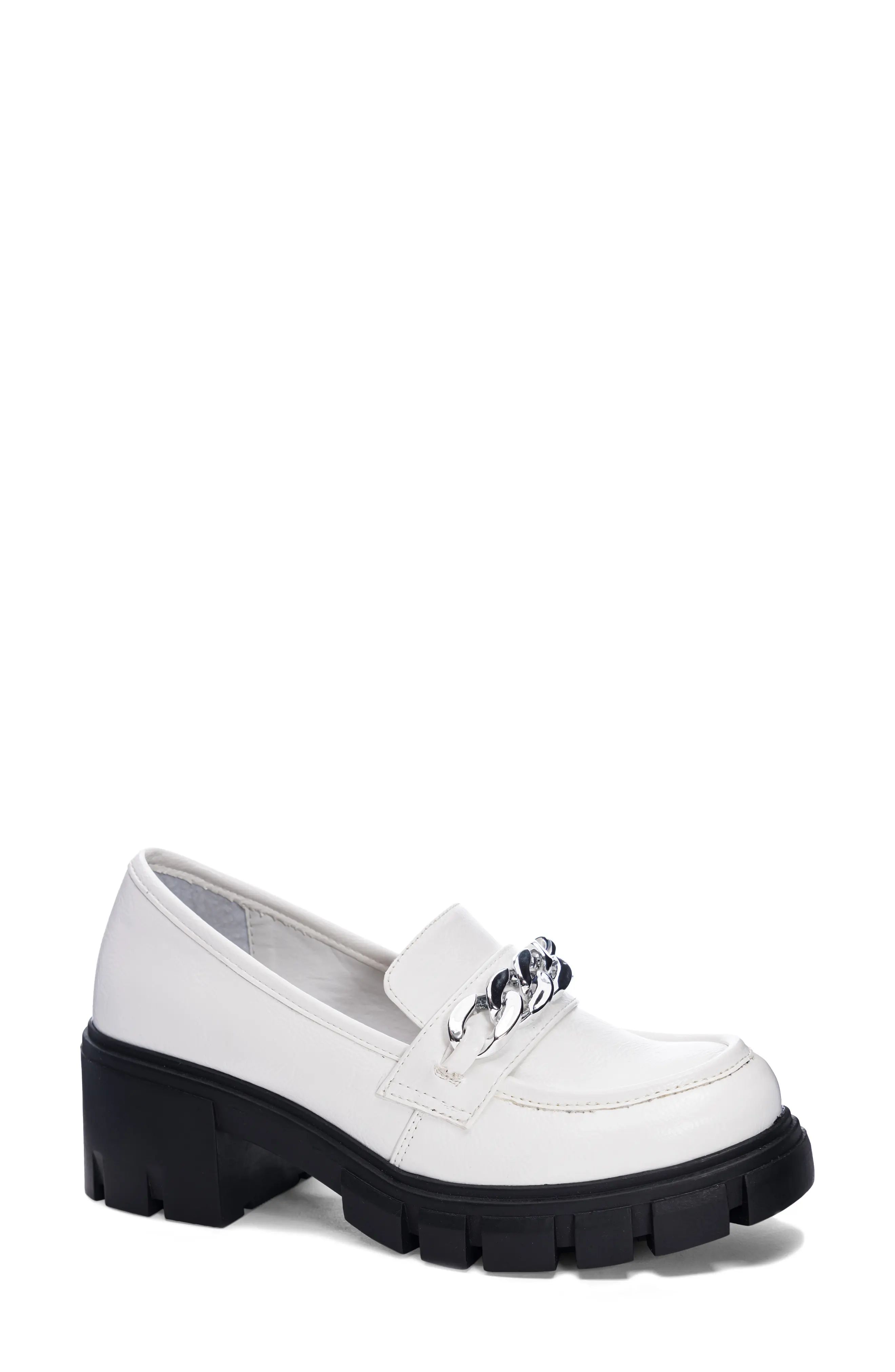 Dirty Laundry Nirvana Chill Loafer in White at Nordstrom, Size 7 | Nordstrom