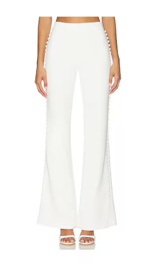 Marais Button Trousers in White | Revolve Clothing (Global)