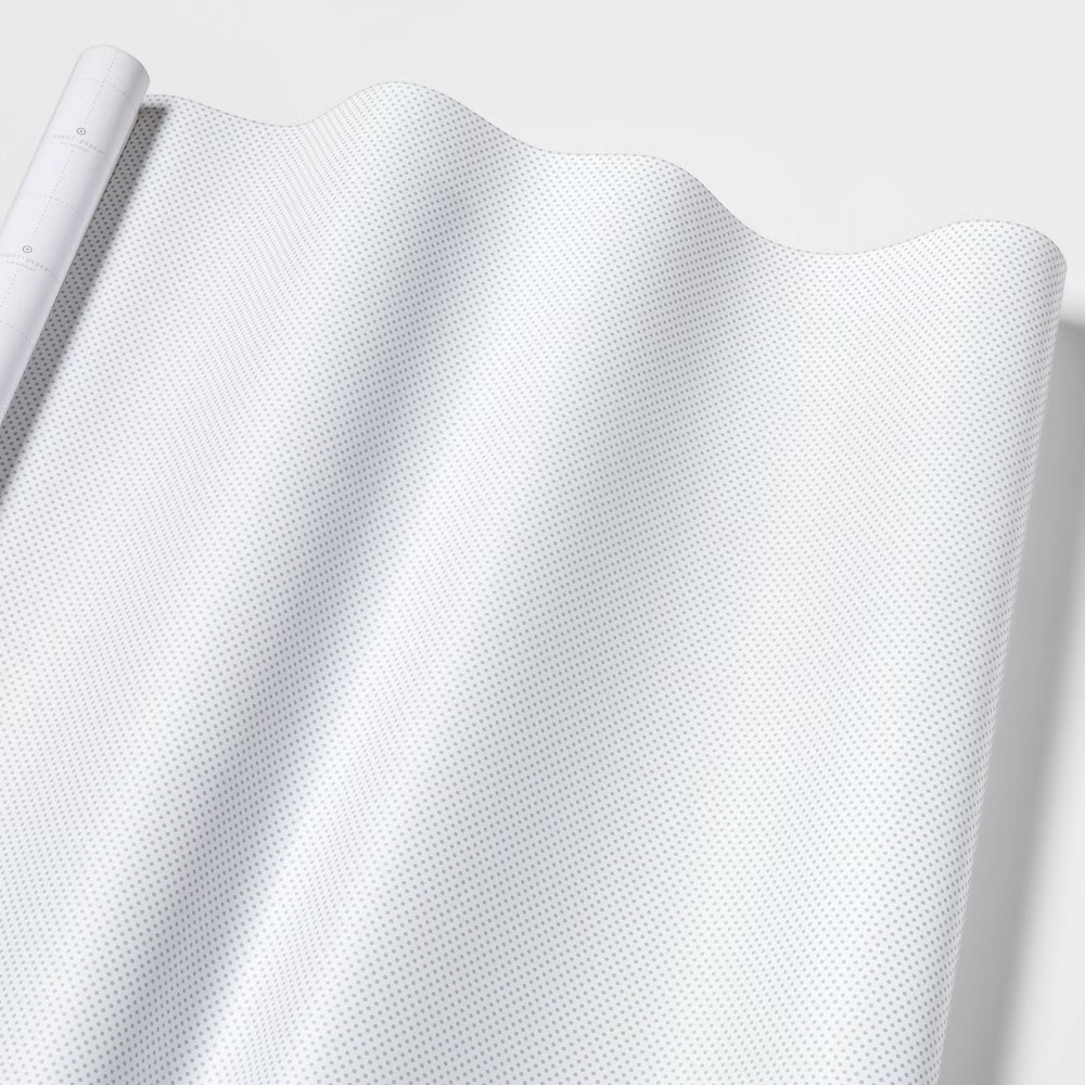 White with Blue Dot Gift Wrap, Single Roll - Sugar Paper | Target