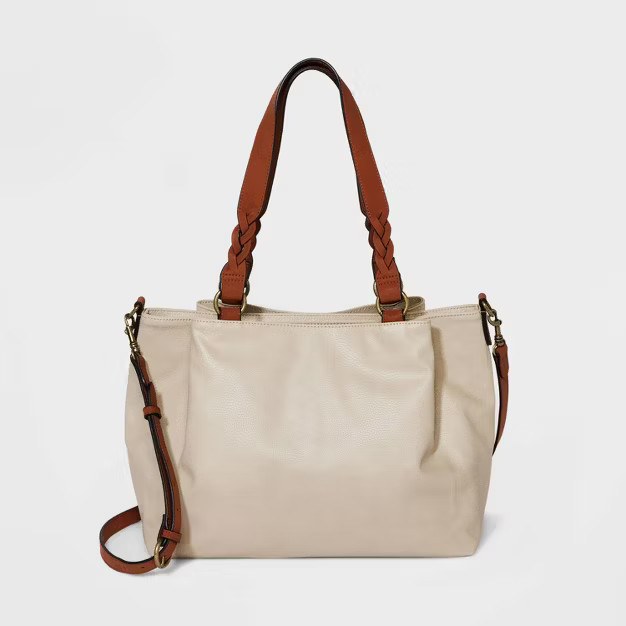 Triple Compartment Satchel Handbag - Universal Thread™ | Target