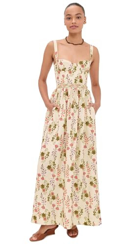 AGUA BENDITA Women's Aura Marcia Embroidered Underwire Maxi Dress | Amazon (US)