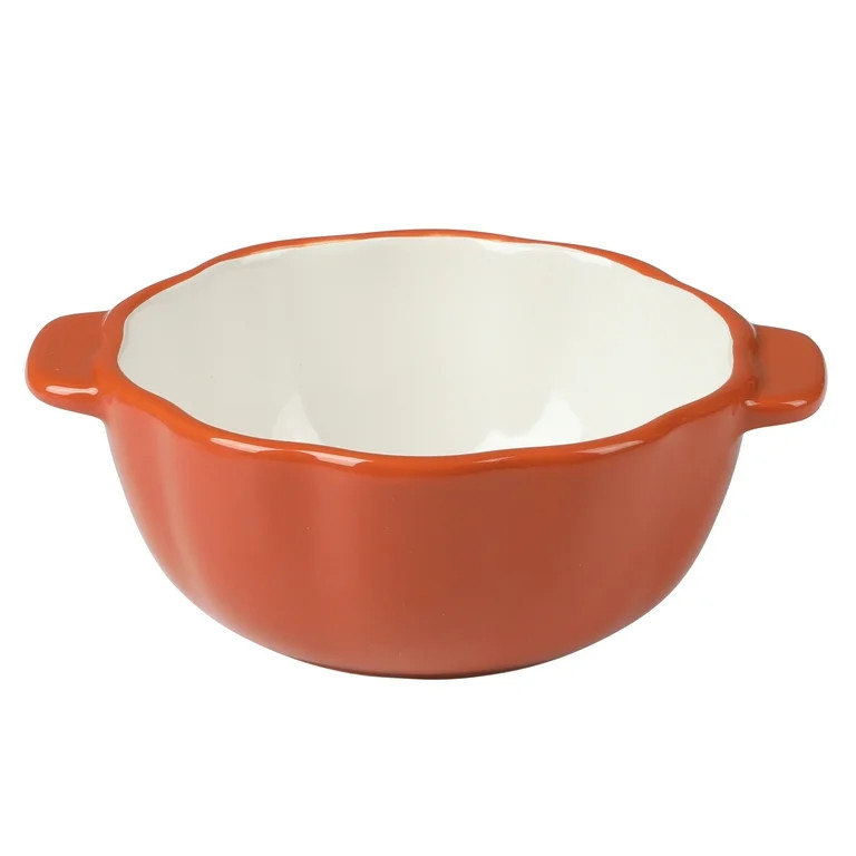 The Pioneer Woman Stoneware 2 Cup Pumpkin Cocotte with Lid, Orange | Walmart (US)
