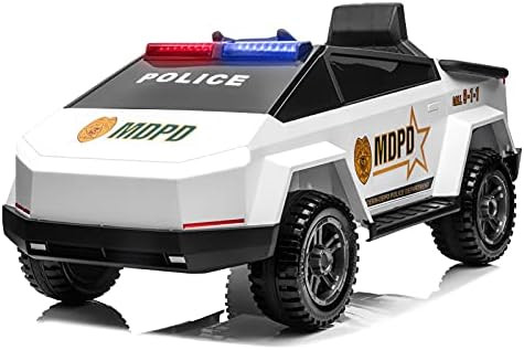 MX Truck Kids Ride On Car Electric Police Car with 12V Dual Motors, Remote Control for Parent, Si... | Amazon (US)