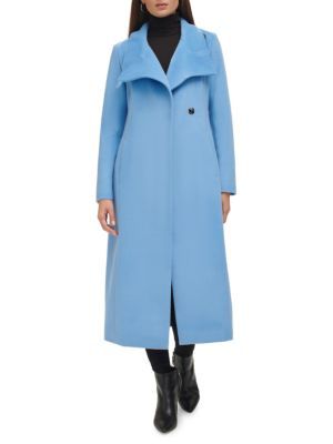 Belted Wool Blend Wrap Coat | Saks Fifth Avenue OFF 5TH