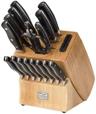 Amazon.com: Chicago Cutlery Insignia2 18-Piece Knife Block Set with In-Block Knife Sharpener: Kit... | Amazon (US)