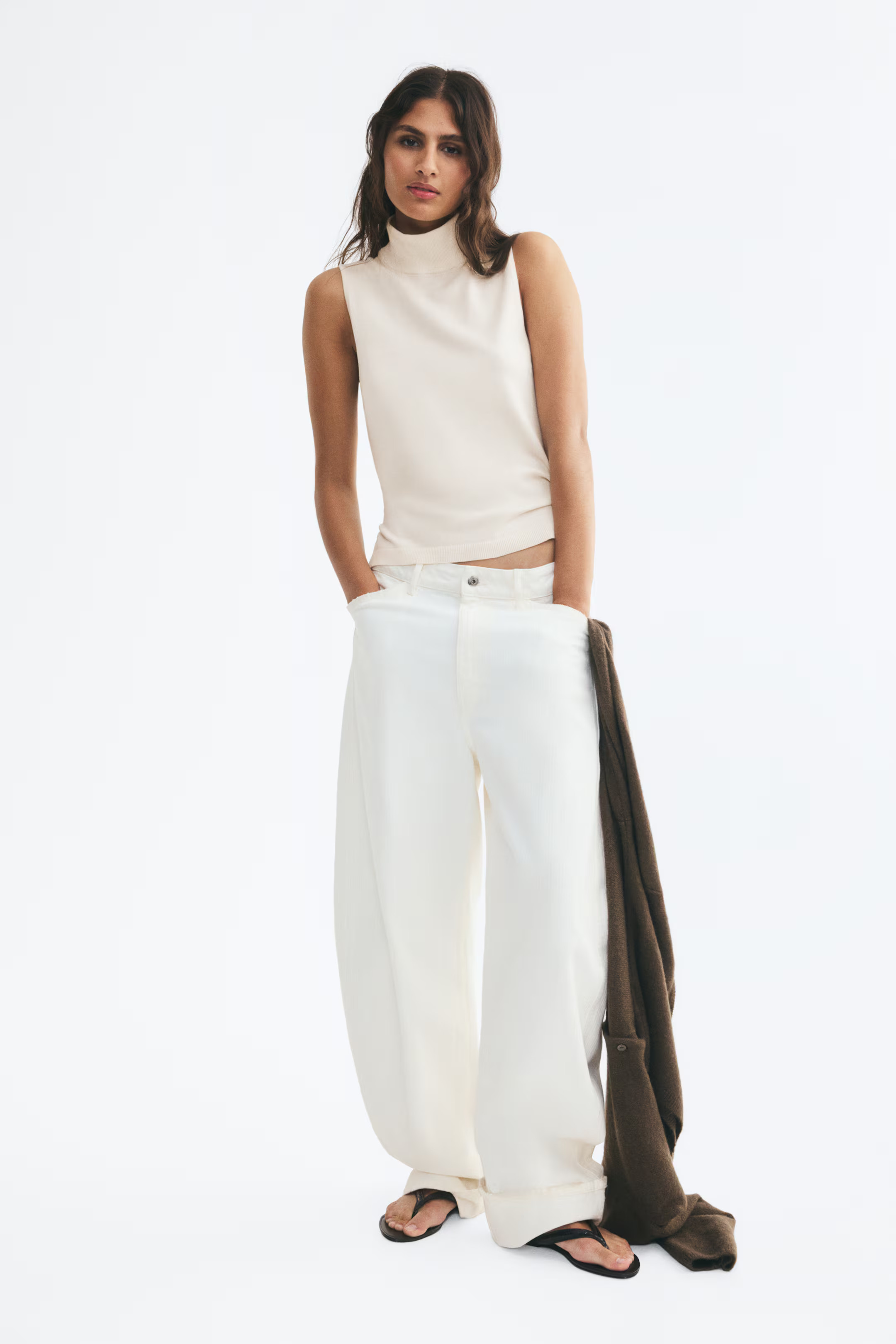 Mock Turtleneck Sweater Vest | H&M (US, CA, MX)