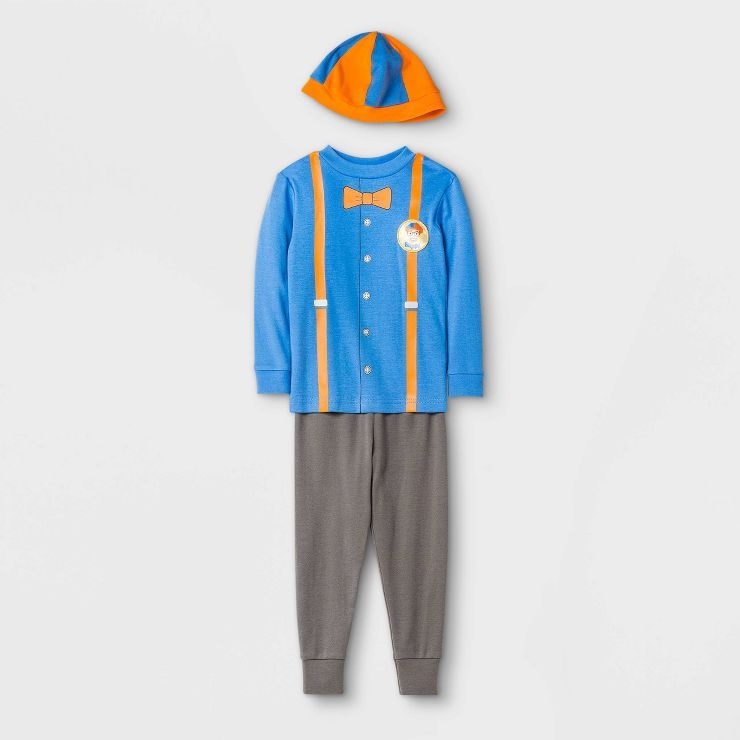 Toddler Boys' 3pc Blippi Snug Fit Pajama Set - Blue | Target
