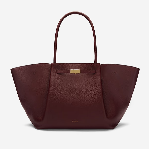 The New York | Burgundy Small Grain | DeMellier | DeMellier