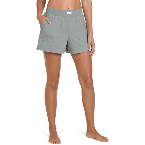 Jockey® Essentials Women's Organic Cotton Stretch Sleep Shorts, Sizes S-3X | Walmart (US)