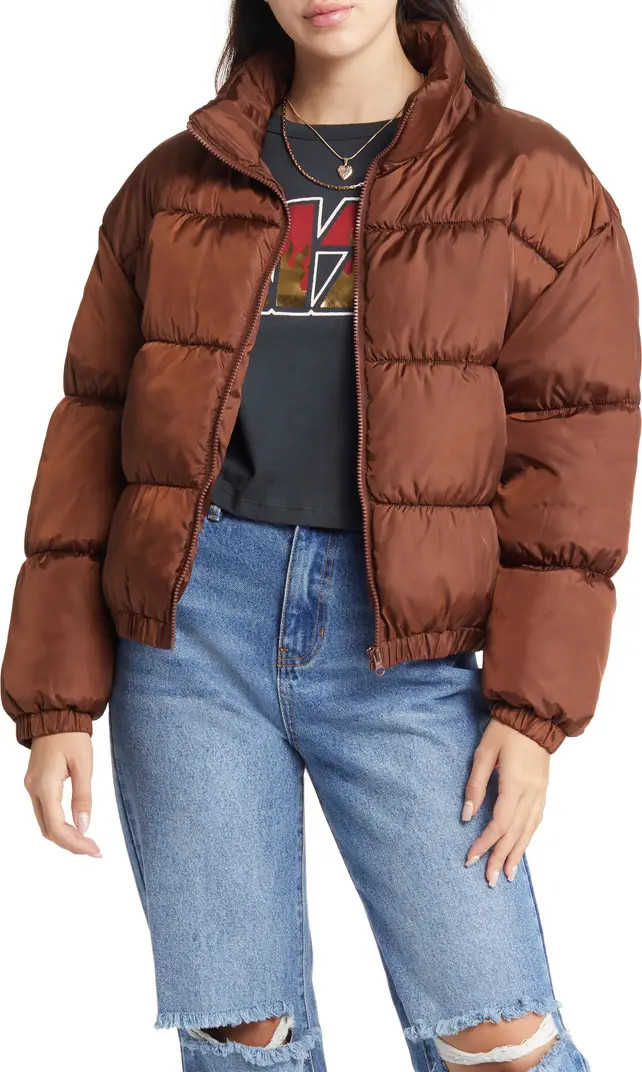 Water Resistant Recycled Polyester Puffer Jacket | Nordstrom