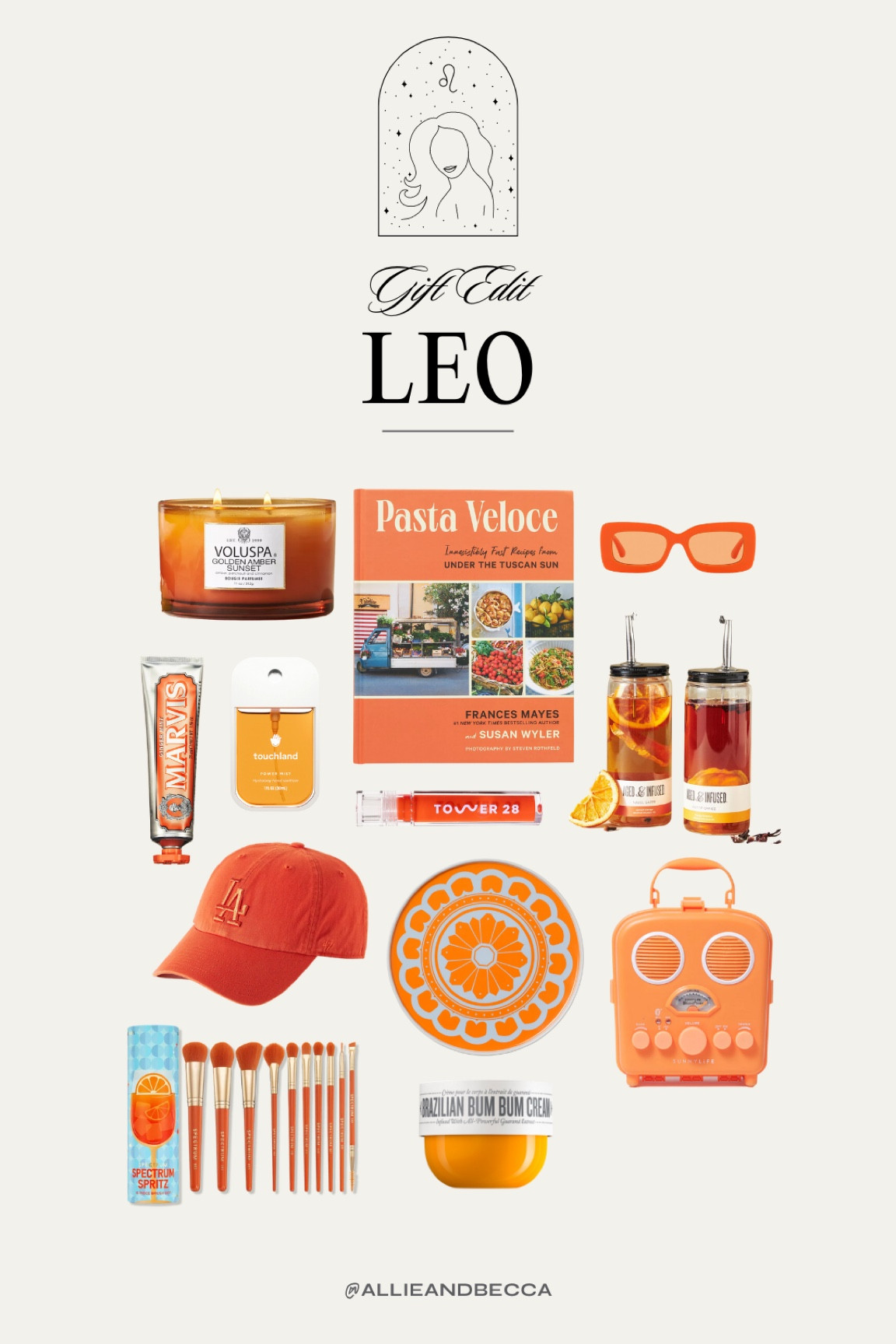 Leo gift box / orange gifts / diy gift box / gifts for Leo / small gifts / astrology gifts / Leo gifts / summer gift ideas 

#LTKunder50 #LTKstyletip #LTKsalealert