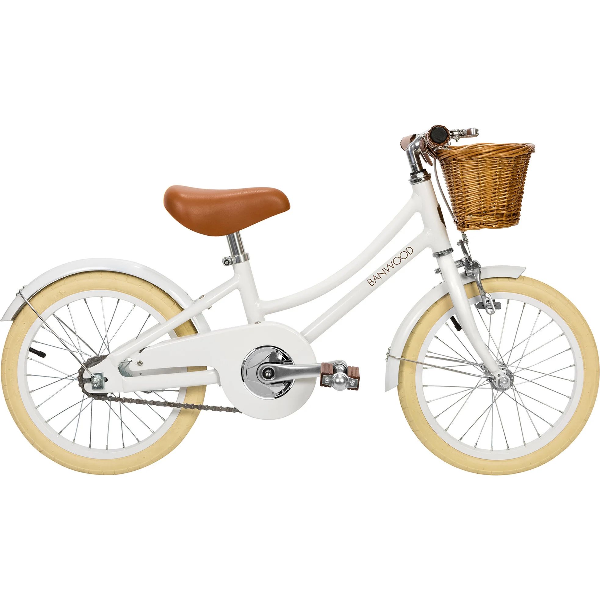 Classic Pedal Bike, White | Maisonette