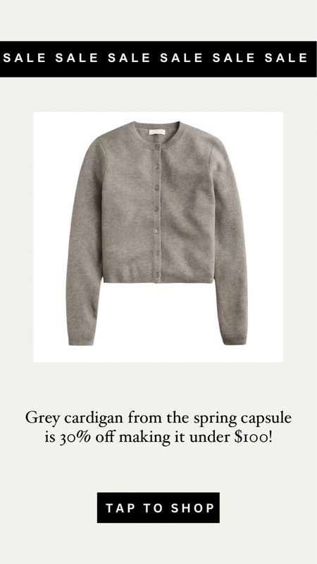 Grey cardigan. I wear a small 

#LTKsalealert #LTKfindsunder100 #LTKstyletip