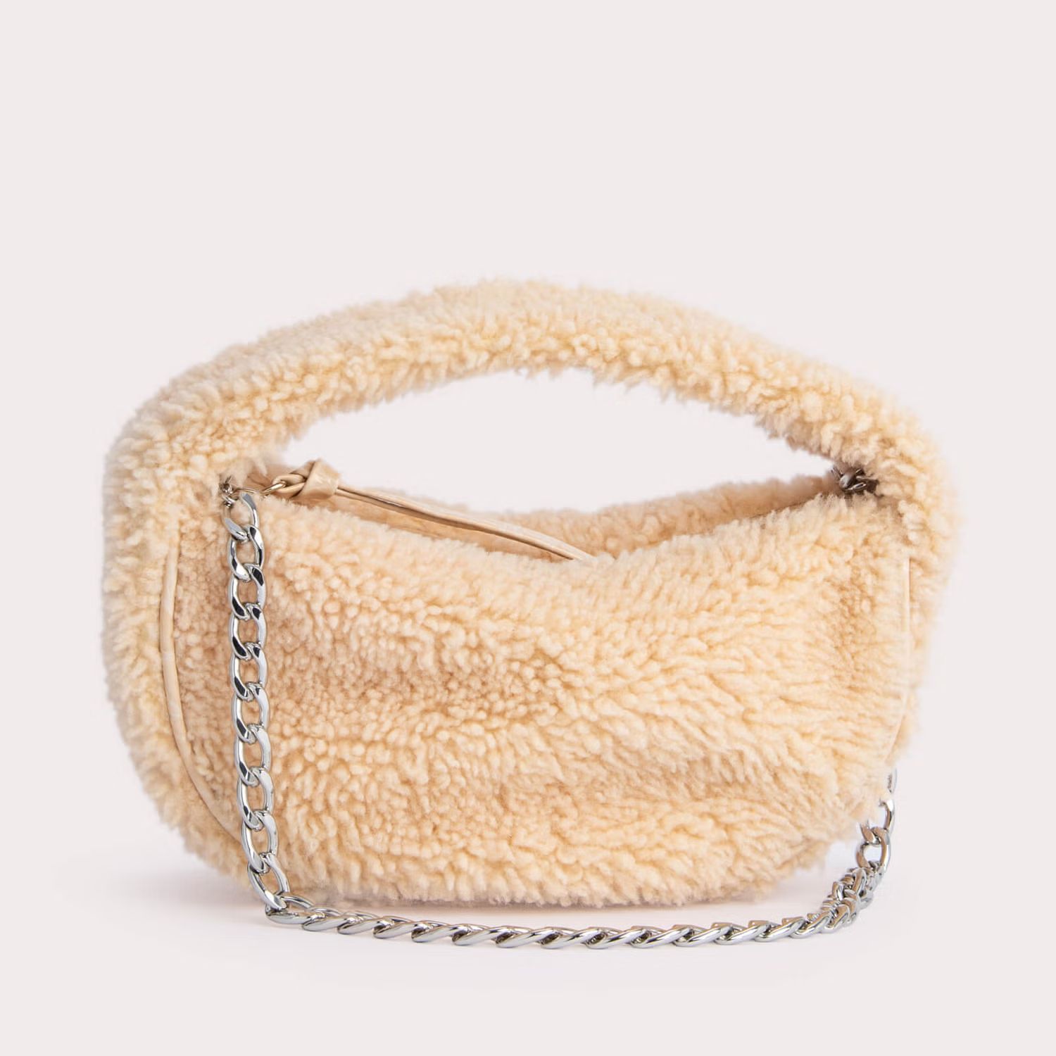 BY FAR Women's Baby Cush Shearling Bag - Sable | Coggles (Global)