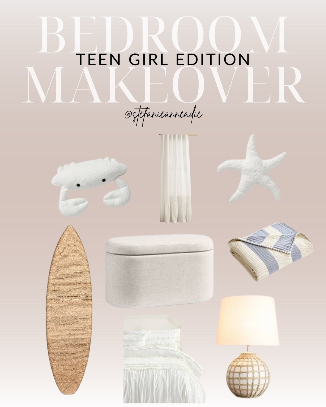 Just finished a full bedroom glow-up for my girl and it’s giving mature but still fun. Obsessed with these Pottery Barn Teen finds 💖 #TeenBedroomRemodel #PotteryBarnTeen #coastalhome

#LTKFamily #LTKHome #LTKKids