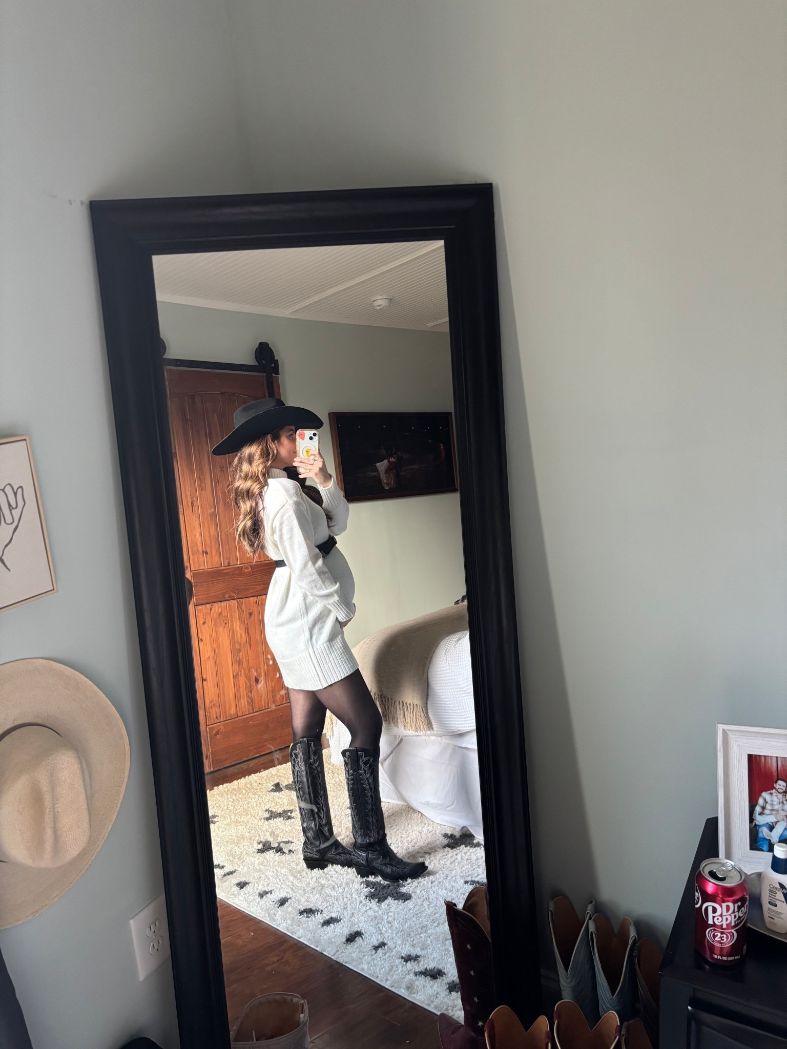 Bump friendly winter outfit! Boots are JRC and sons from Cavenders!

#LTKFamily #LTKShoeCrush #LTKBump