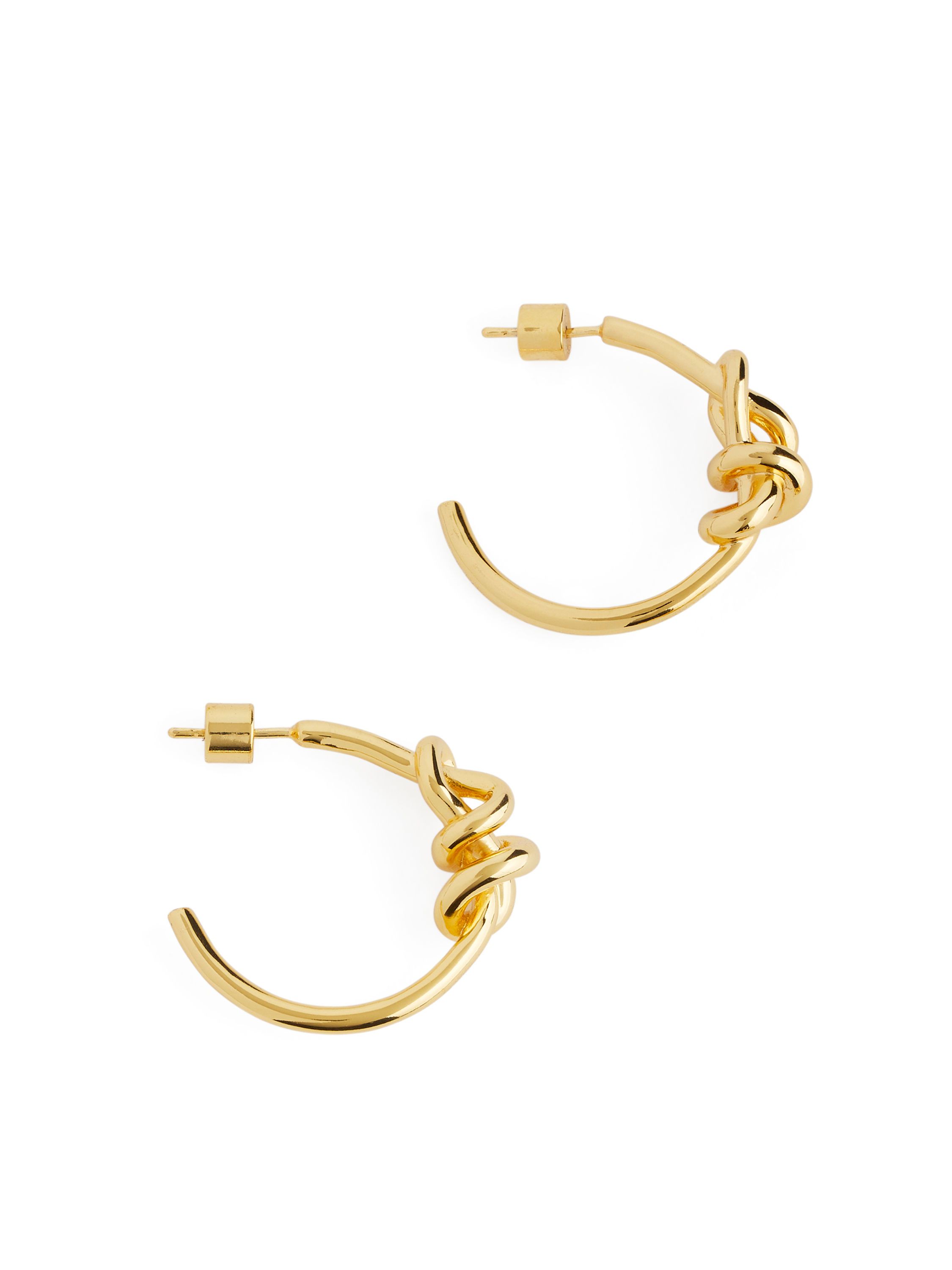 Gold-Plated Knot Earrings | ARKET (US&UK)