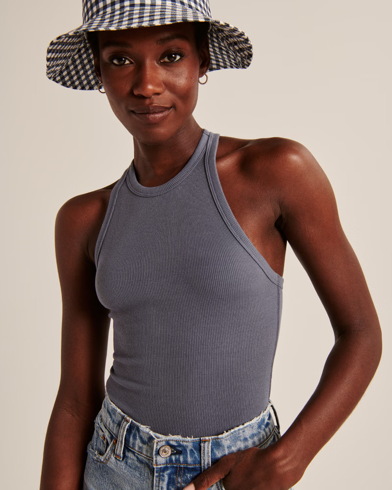 Ribbed Scuba Bodysuit | Abercrombie & Fitch (US)