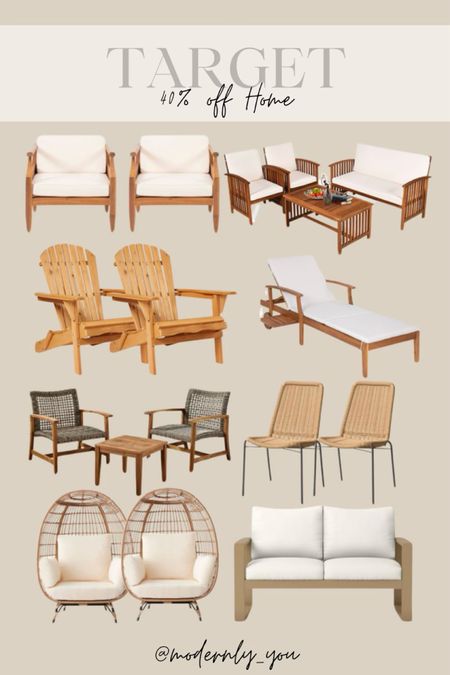 Target SALE! Outdoor furniture 40-50% off! 



#LTKhome #LTKstyletip #LTKsalealert