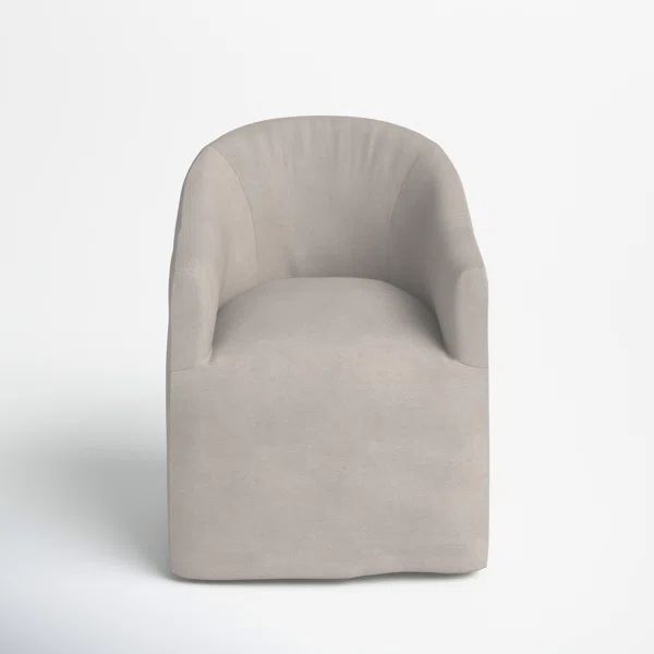 Myndi Upholstered Arm Chair in Beige | Wayfair North America