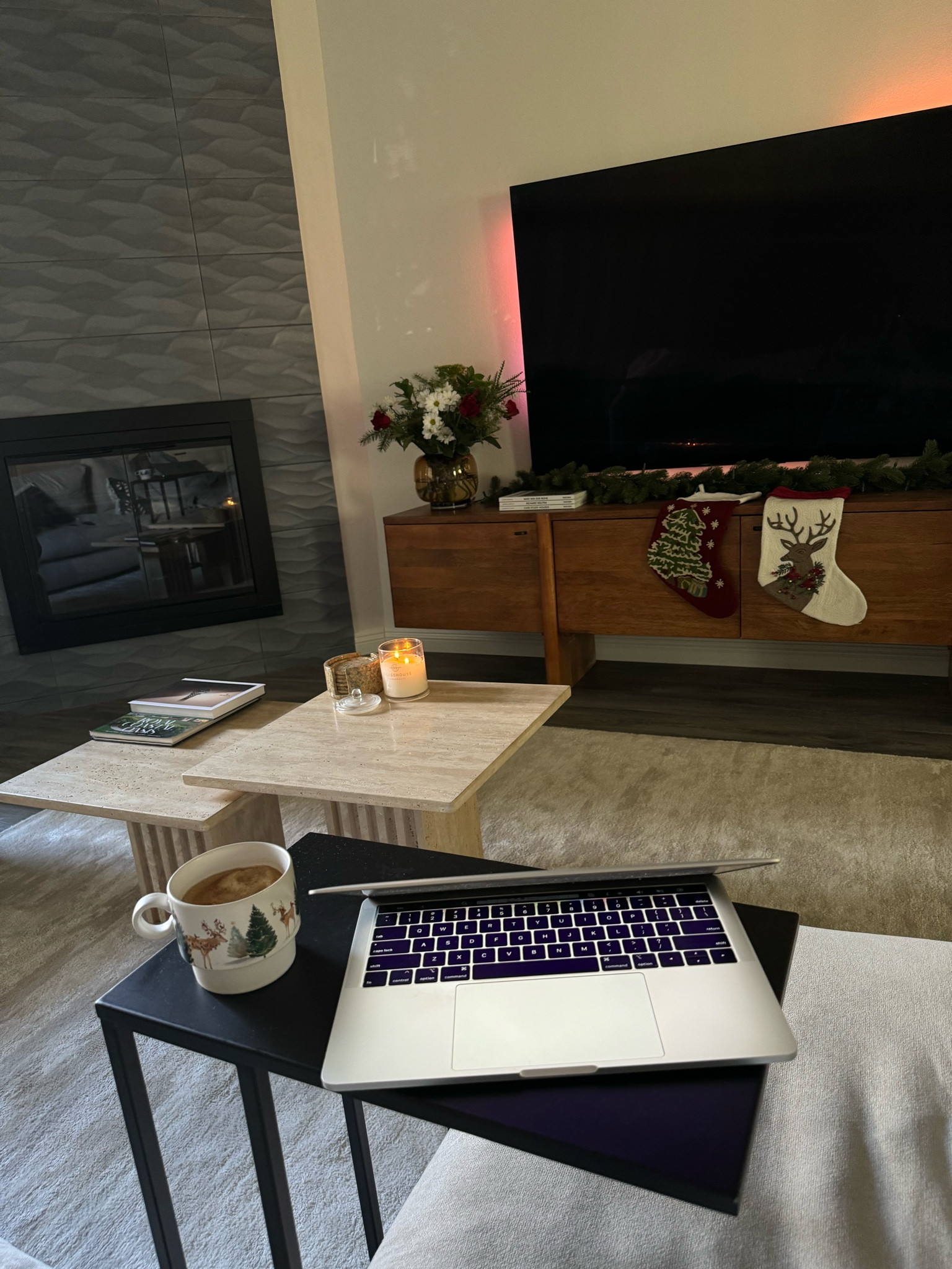 Black c table; perfect for working & as a side table 
#home #homedecor #livingroominspo #target #crateandbarrel

#LTKover40 #LTKsalealert #LTKhome