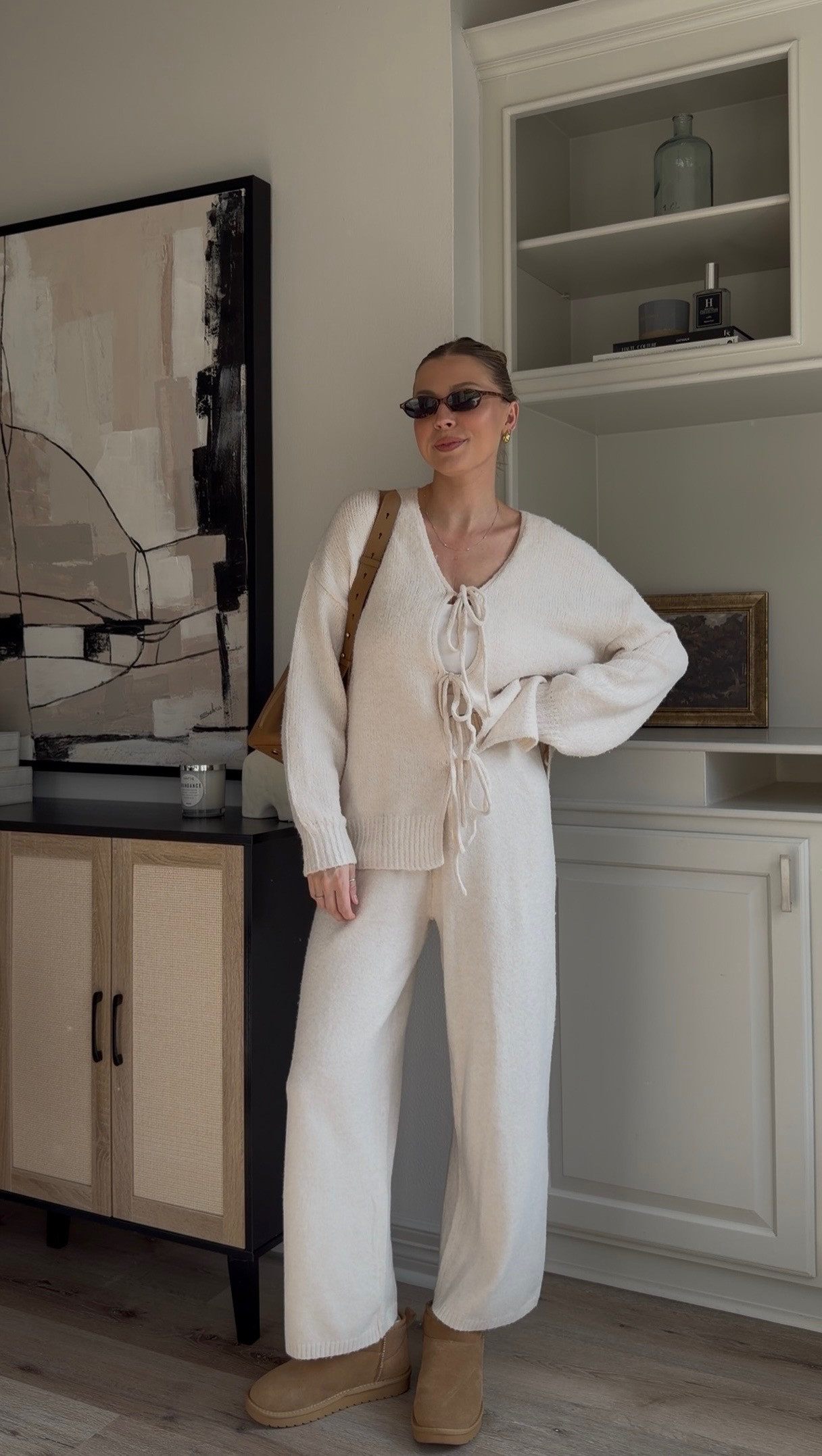 Cozy matching set, nursing friendly with functional ties! Wearing M in set + nursing sports bra under! 

 #LTKootd #LTKTall #LTKFindsUnder50