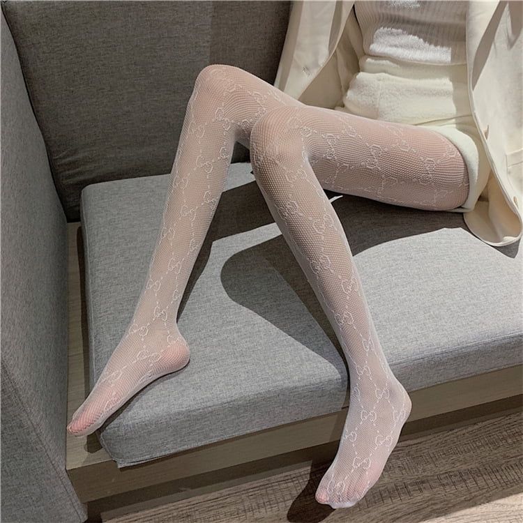 1 pair of G letter stockings women's spring and summer fishnet socks 2022 new white pantyhose mes... | Walmart (US)