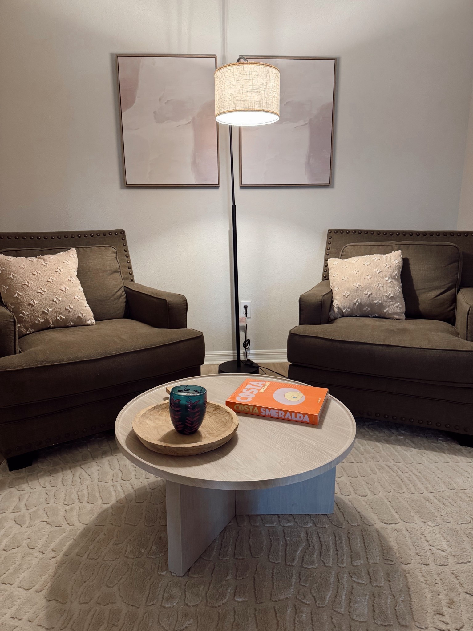 sitting area ☁️☁️ 

most are on Amazon 
Costa smeralda book can be found at Saks/amazon/anthro

#LTKFindsUnder100 #LTKHome #LTKSaleAlert