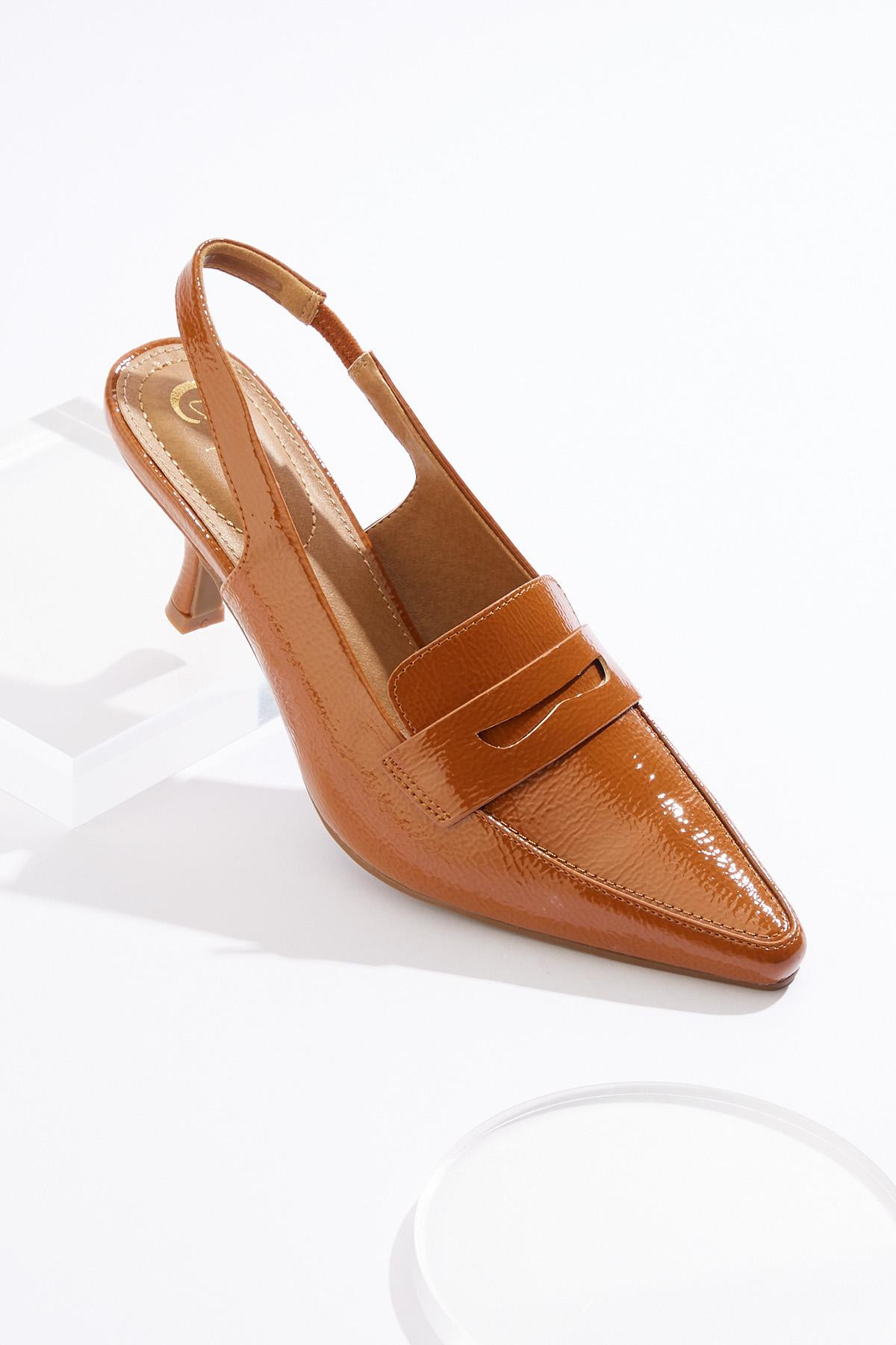 Loafer Slingback Heels | Cato Fashions