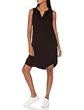 Amazon Essentials Women's Sleeveless Woven A-line V Neck Shift Dress | Amazon (US)