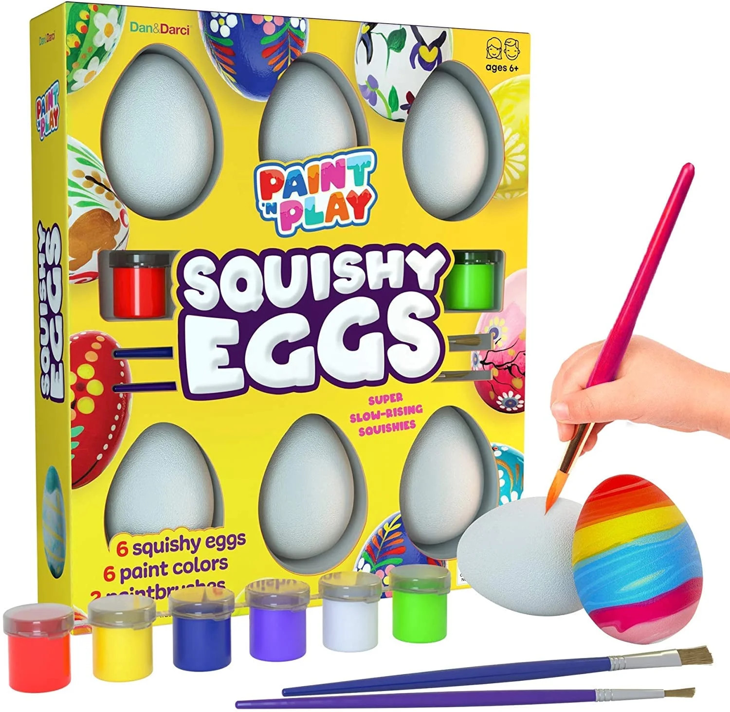 Dan&Darci Easter Egg Squishy Painting Kit - Arts and Crafts for Girls and Boys - Kids Art Activit... | Walmart (US)