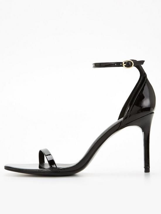 Strapped Patent Finish Sandals | Very (UK)