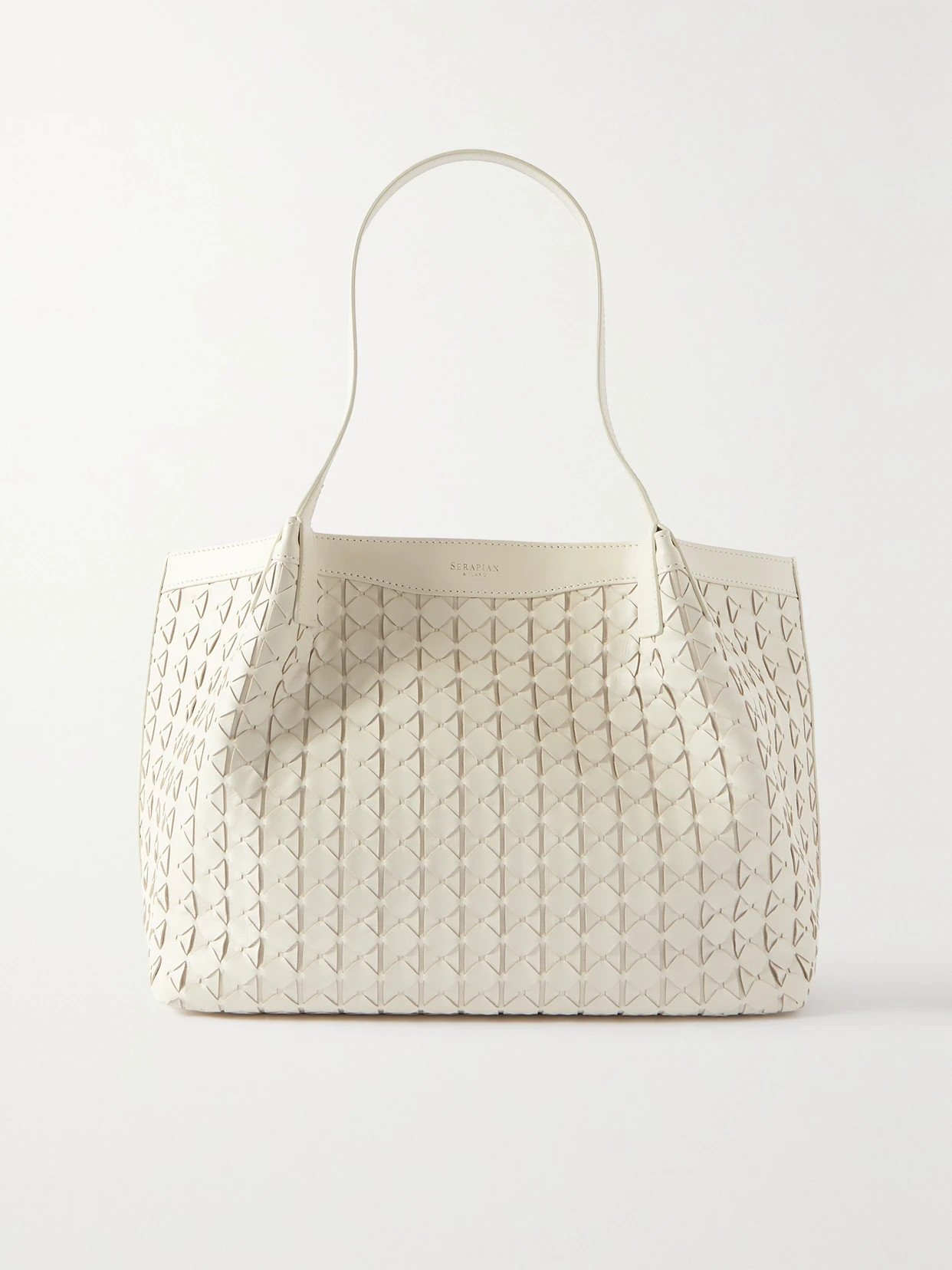 Serapian - Secret Small Woven Leather Tote - Neutrals | NET-A-PORTER (US)