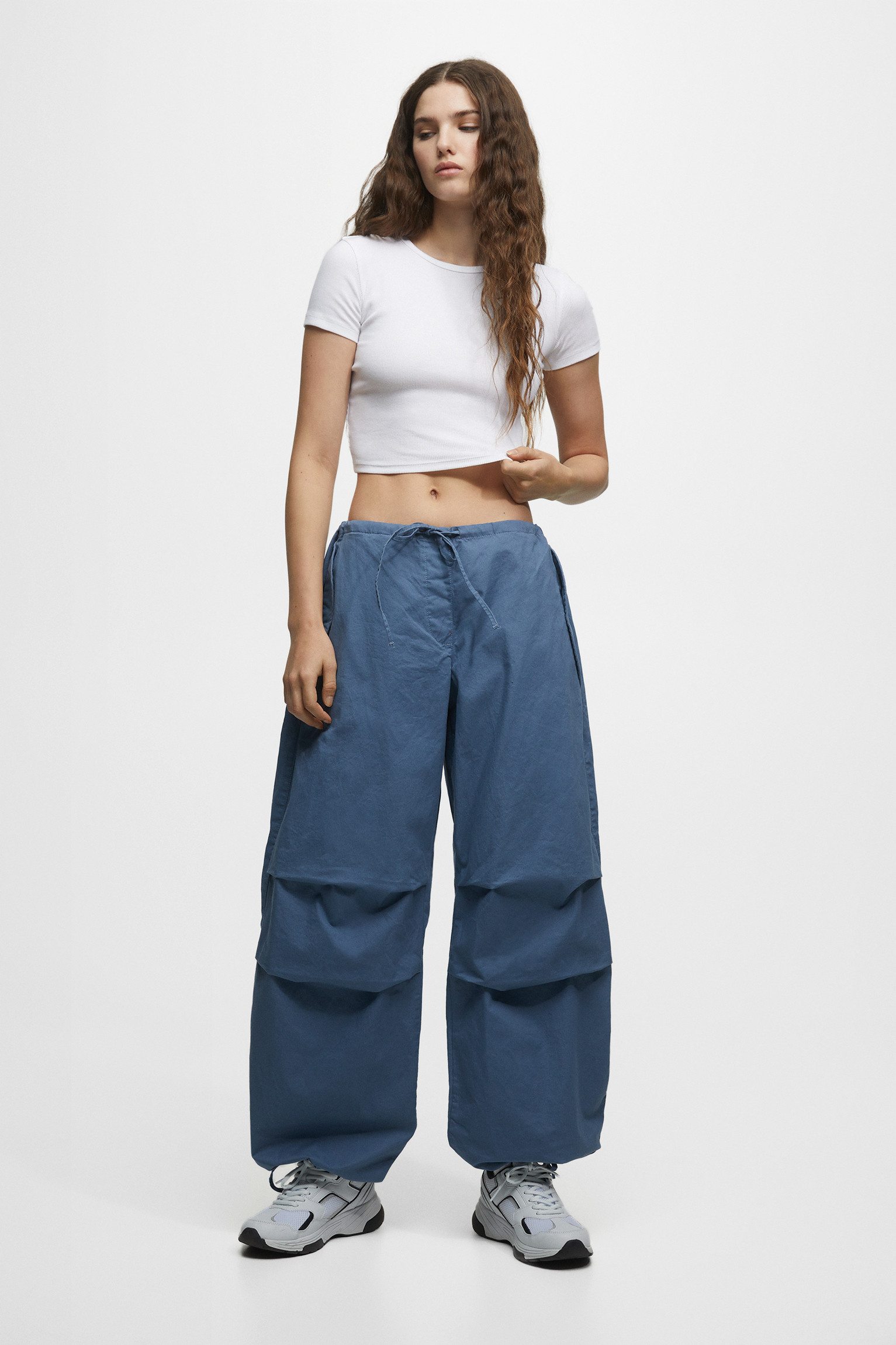 Parachute trousers | PULL and BEAR UK
