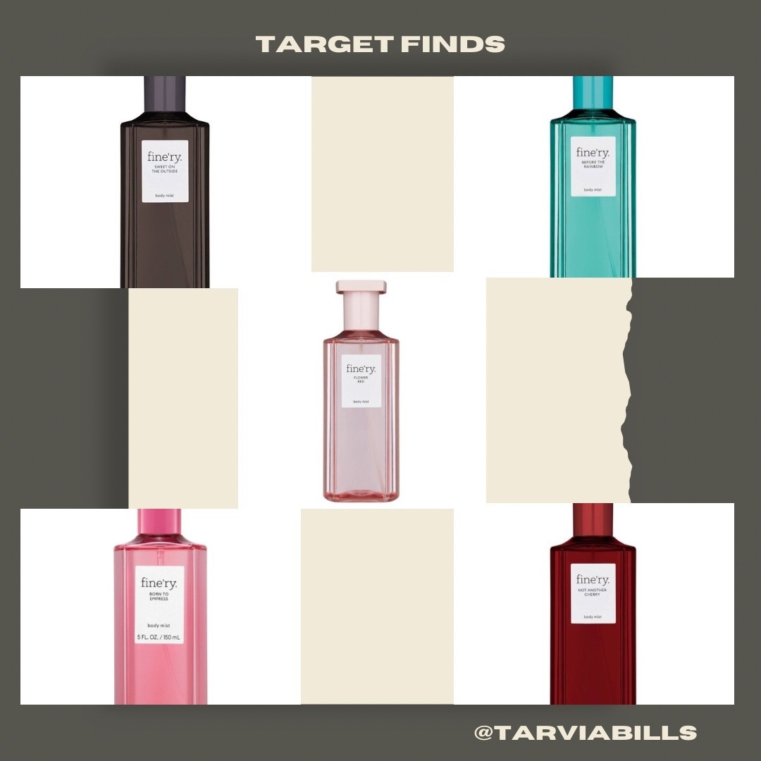 FINE’RY Body Mist

#TargetFinds #FragranceMist #SmellGoodFeelGood #TargetBeauty #EverydayScent #FreshVibes #BeautyOnABudget #ScentOfTheDay #SelfCareEssentials #ChicAndFresh