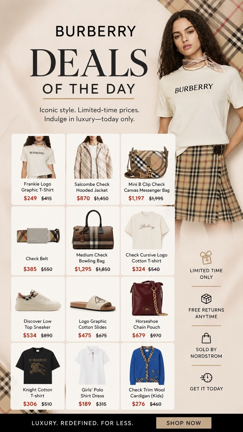 Burberry sale, Burberry deals of the day, Burberry handbag sale, Burberry clothing sale, Burberry logo t-shirt, Burberry messenger bag, Burberry bowling bag, Burberry sneakers, Burberry slides, luxury fashion sale, designer markdowns, Nordstrom designer sale, luxury handbags on sale, designer fashion deals, luxury shopping finds, LTK fashion, summer designer sale, Burberry check print, designer gifts, luxury style.

#Burberry #BurberrySale #DesignerDeals #LuxuryOnSale #NordstromSale #BurberryBag #BurberryStyle #LuxuryFashion #DesignerFinds #FashionDeals #LTKStyle #LTKSaleAlert #SaleFinds #LuxuryShopping

#LTKSaleAlert