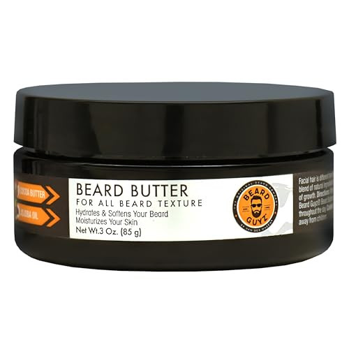 Beard Guyz Beard Butter – Moisturizing Beard Leave-In Conditioner and Softener for Men, Tames Frizz, Softens and Hydrates Facial Hair – 3 oz | Amazon (US)