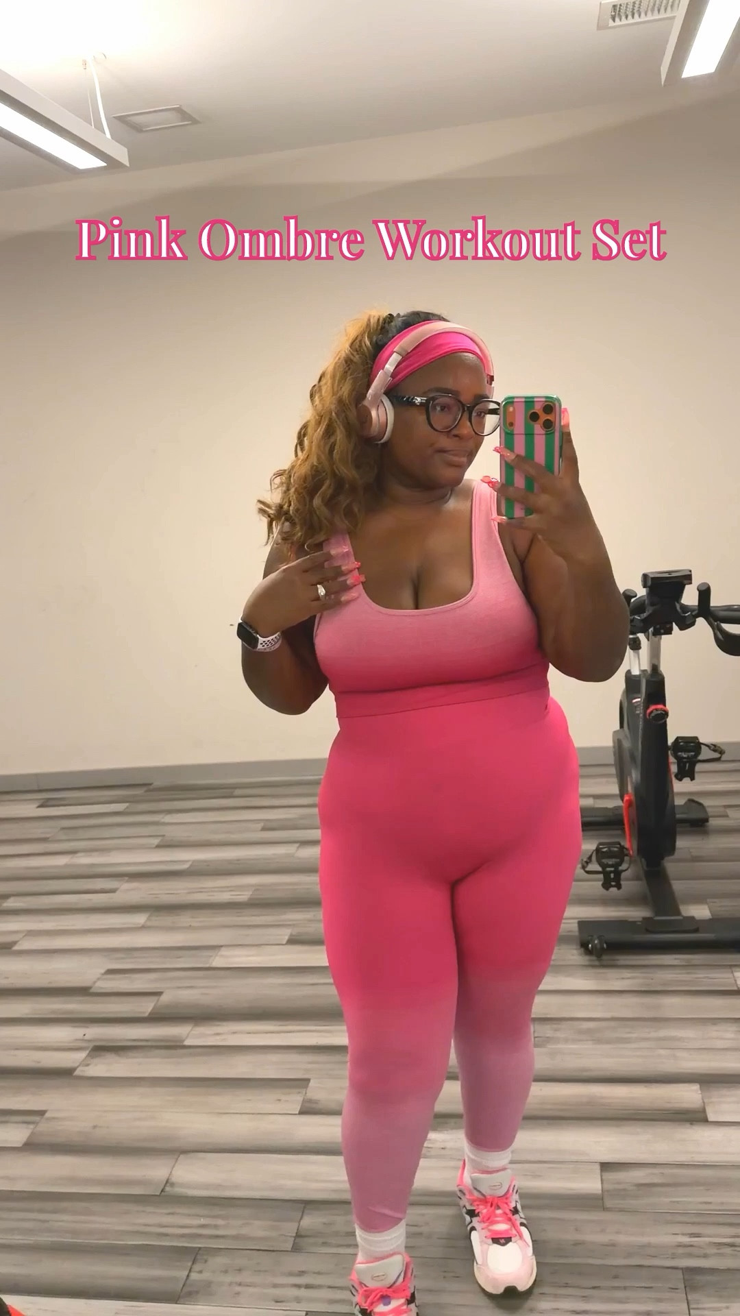 76 lbs ⬇️ in the past 12 months! I started romanticizing the gym with cute workout sets, workouts that are fun and enjoyable, & even fun challenges with my friends! 💗

This pink ombre workout set is good for light workouts and I’m wearing a size 3x in the top & bottom 

#LTKSaleAlert #LTKPlusSize #LTKActive